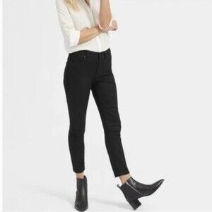 Everlane Mid-Rise Skinny Ankle Jean in Black, Size 25 NWOT